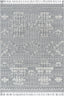 Savannah Tribal Geometric Pattern Grey High-Low Textured Rug SAL-117