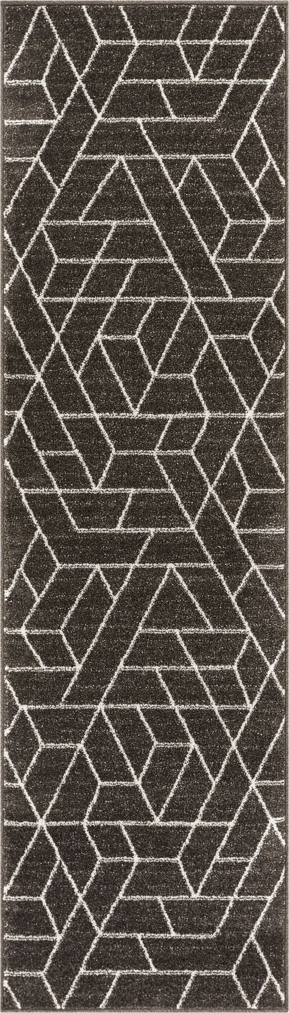 Tume Grey Modern Geometric Rug SE-127
