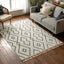 Noni Moroccan Lattice Trellis Ivory Rug SE-172