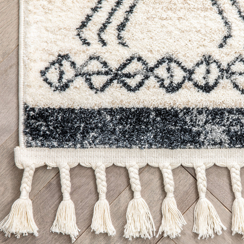 Darcy Modern Farmhouse Tribal Pattern Ivory Rug SE-232