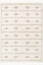 Parallel Moroccan Tribal Diamond Pattern Blush Rug SE-240
