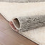 Bevel Modern Geometric Arcs & Shapes Shag Blush Grey 3D Textured Thick & Soft Shag Rug SF-89