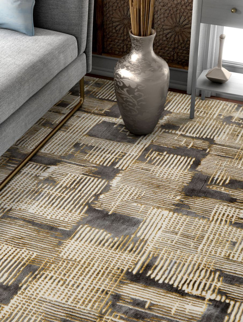 Savvy Gold Modern Rug SI-71