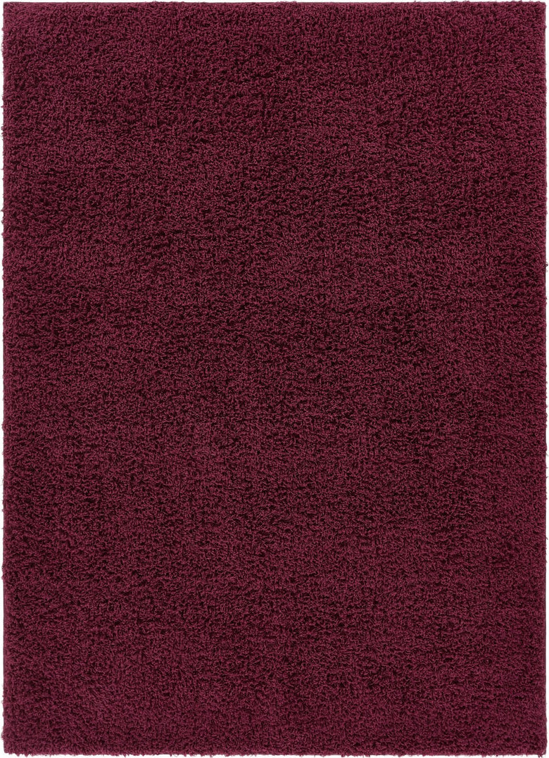 Enchanting Plum Modern Shag Rug TA-16