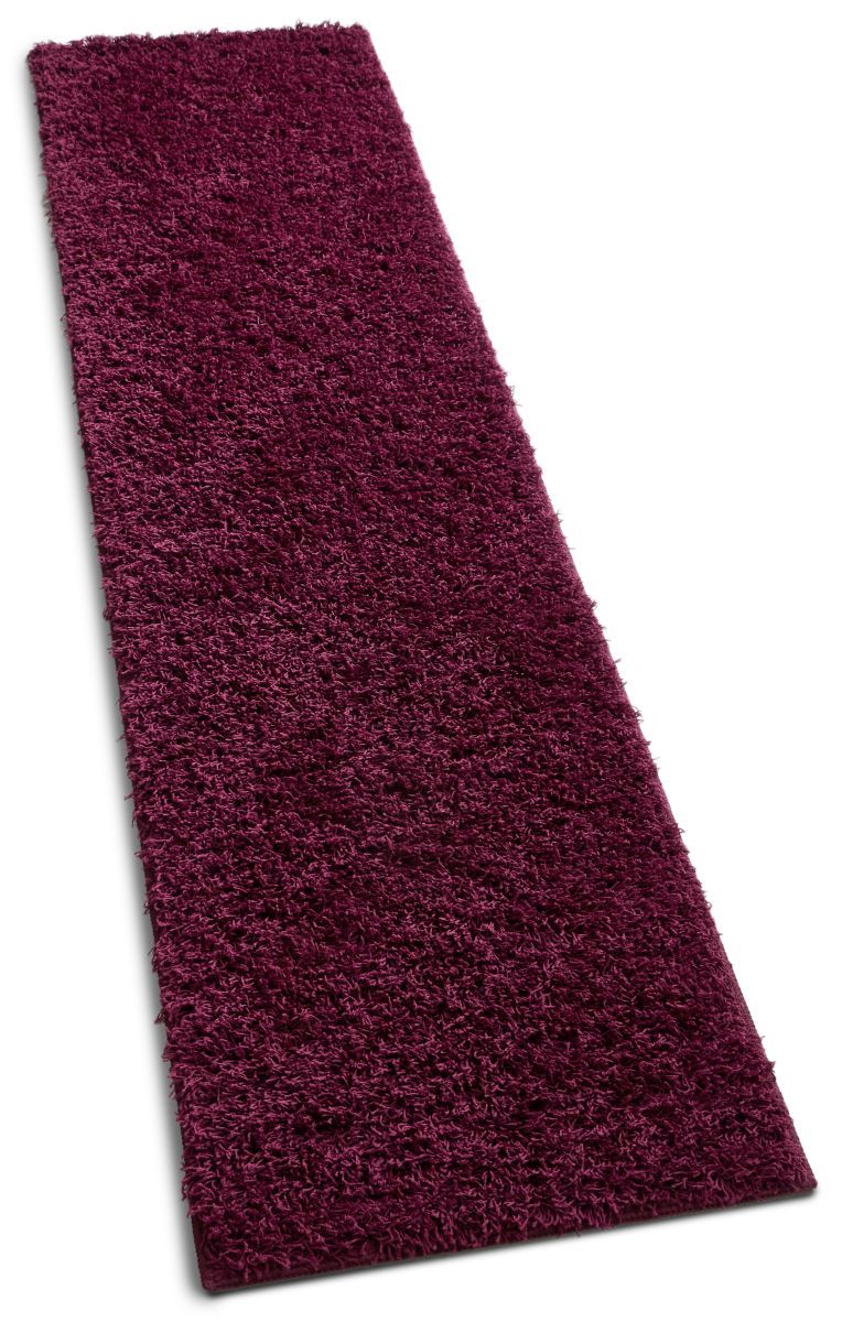 Enchanting Plum Modern Shag Rug TA-16