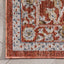 Creo Vintage Floral Oriental Persian Red Textured Rug TEN-20