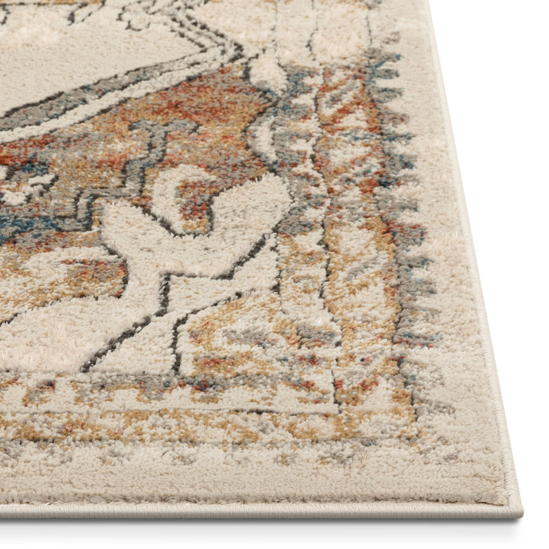 Aliz Vintage Medallion Aztec Rust Rug TK-90