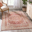 Pesaro Vintage Oriental Medallion Red Rug TOP-50