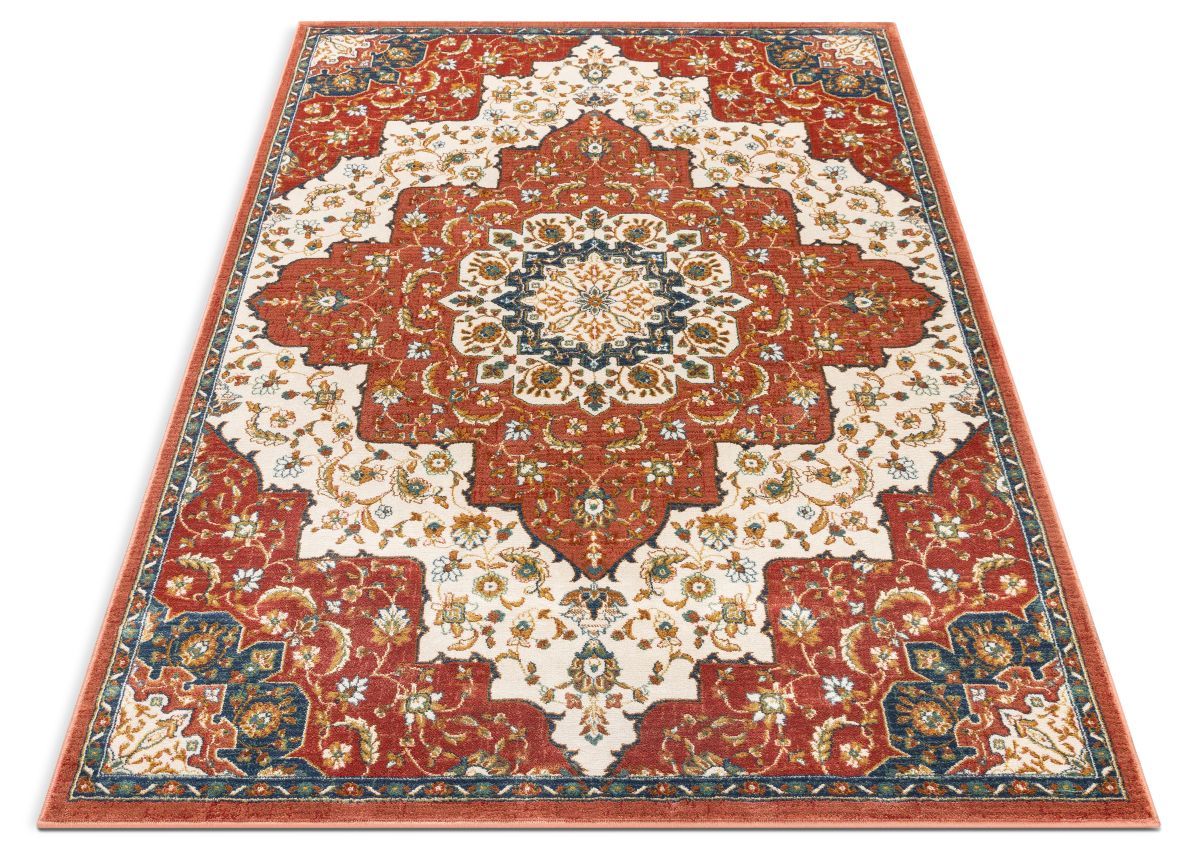 Oracle Crimson Traditional Medallion Authentic Rug TU-10