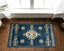 Canton Southwestern Tribal Bohemian Blue Rug TU-124