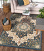 Oracle Blue Traditional Medallion Authentic Rug TU-14