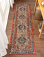 Alisha Crimson Traditional Medallion Distressed Rug TU-20