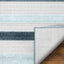 Vesna Blue Contemporary Stripe Rug VAL-64