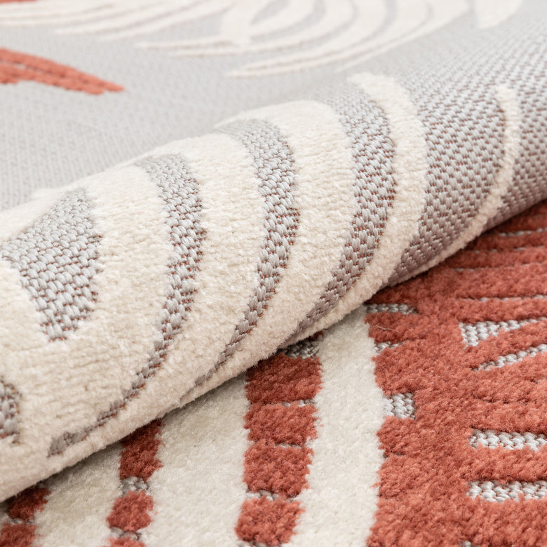 Rada Orange Novelty Botanical Rug VAL-89
