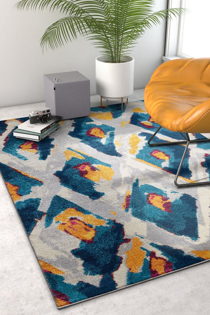 Weymoth Multi Modern Ikat Rug VE-204