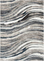 Stella Modern Abstract Striped Grey Rug VER-107