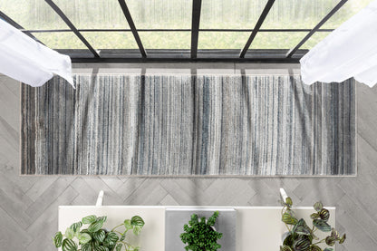 Giselle Modern Abstract Striped Grey Rug VER-117