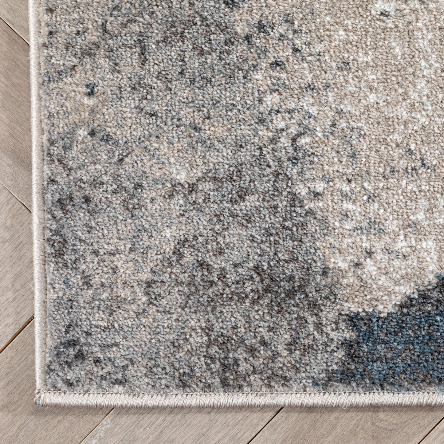 Kye Modern Abstract Geometric Grey Rug VER-127