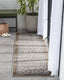 Rhea Moroccan Lattice Trellis Grey Rug VER-37