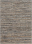 Zia Modern Abstract Striation Grey Beige Rug VER-52