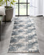 Lilith Modern Abstract Grey Blue Rug VER-94
