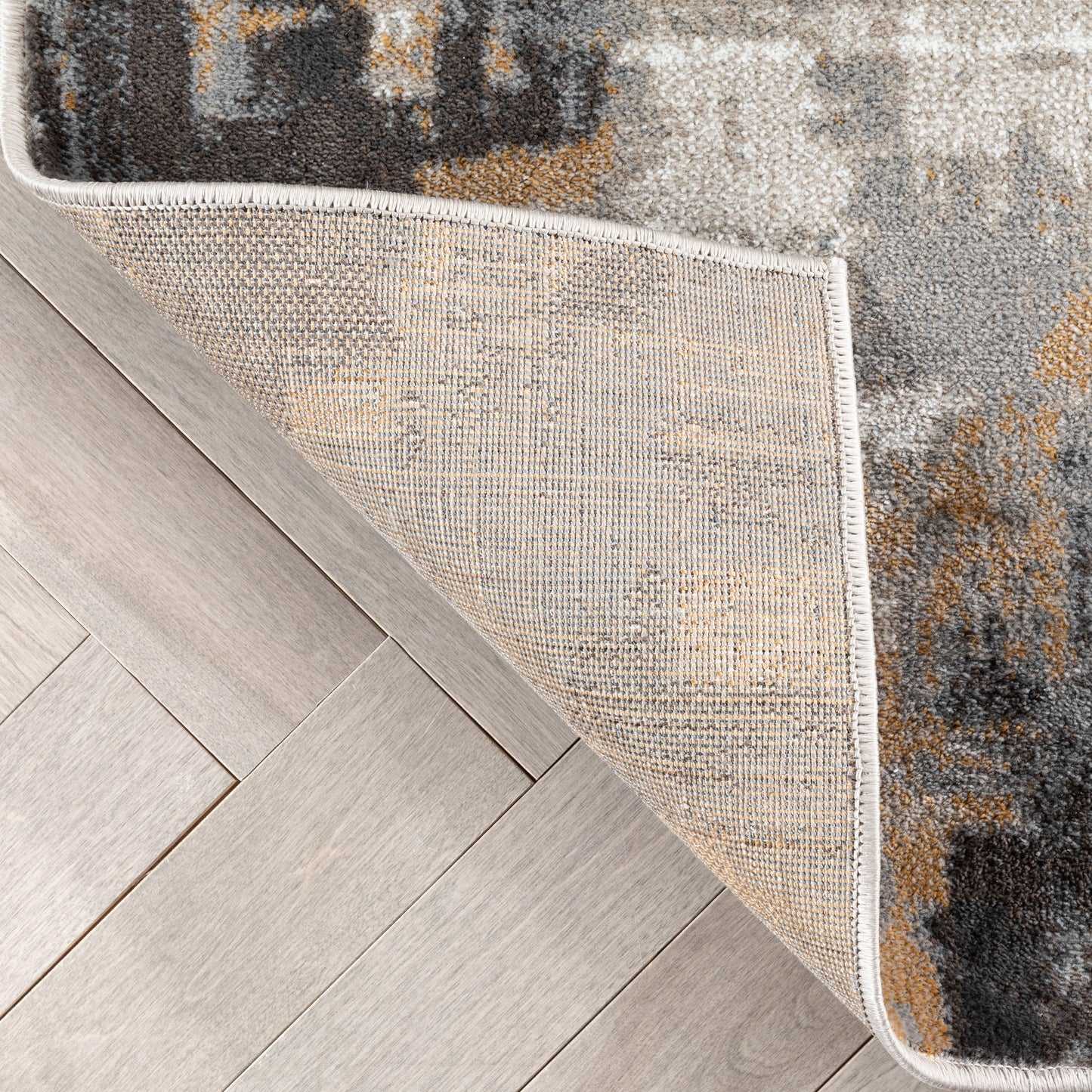 Lilith Modern Abstract Grey Rug VER-97