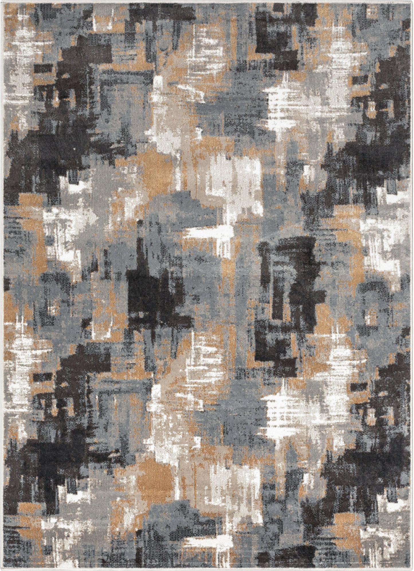 Lilith Modern Abstract Grey Rug VER-97