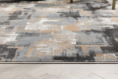 Lilith Modern Abstract Grey Rug VER-97