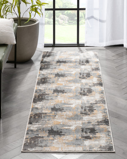 Lilith Modern Abstract Grey Rug VER-97