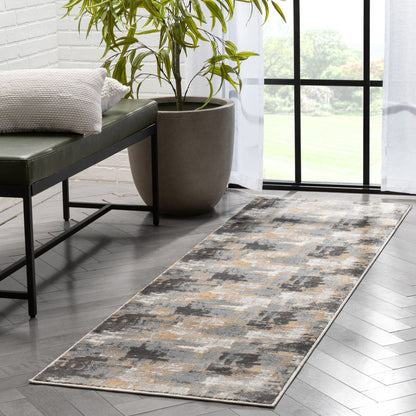 Lilith Modern Abstract Grey Rug VER-97