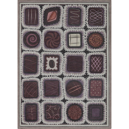 Apollo Chocolate Box Brown Rug W-AP-05A