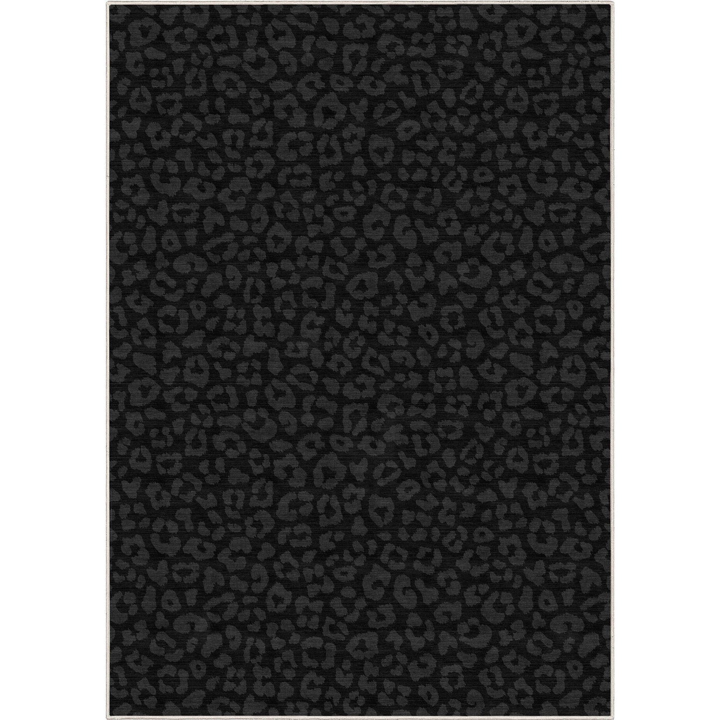 Animal Prints Leopard Black Rug W-APT-02C