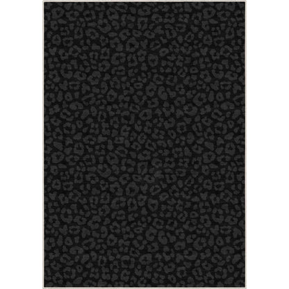 Animal Prints Leopard Black Rug W-APT-02C