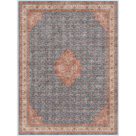 Asha Lilith Blue Red Rug W-AS-06C