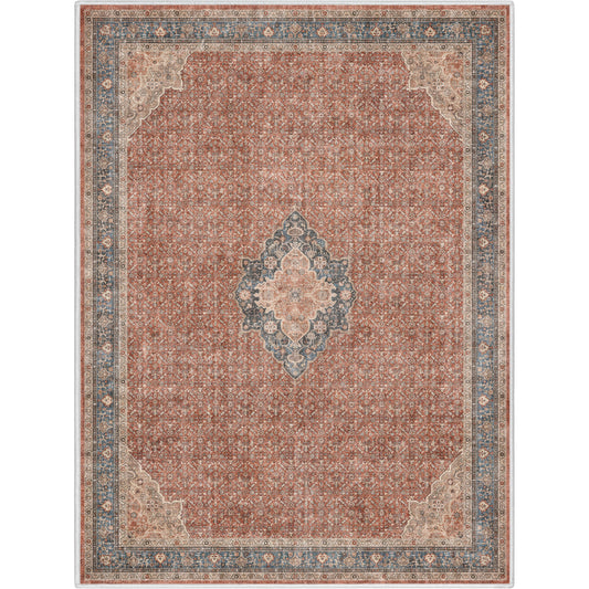 Asha Lilith Red Blue Rug W-AS-06E