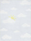 Cloud 9 Sun Modern Grey Light Blue Flat-Weave Washable Kids Rug W-KD-07K