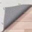 Sprinkles Modern Multi Color Flat-Weave Washable Area Rug W-KD-09A