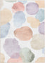 Watercolor Dot Modern Multi Color Flat-Weave Washable Area Rug W-KD-20A