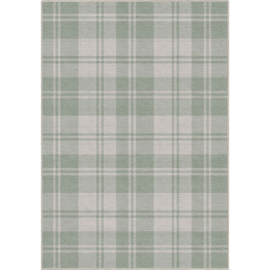 Apollo Plaid Green Rug W-PLD-01H