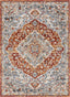 Torri Traditional Persian Red-Rust Flatweave High-Low Rug WIL-36