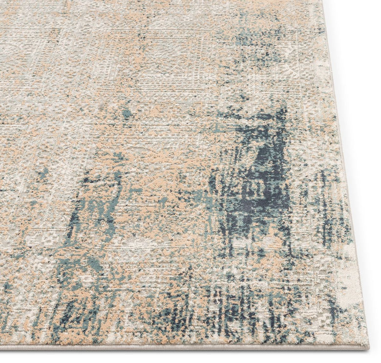 Marius Gold Vintage Persian Mosaic High-Low Rug WN-11