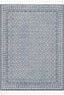 Callista Tribal Trellis Pattern Blue Kilim-Style RugLDL-204
