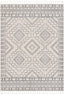 Zafer Tribal Geometric Pattern Ivory Kilim-Style RugLDL-212